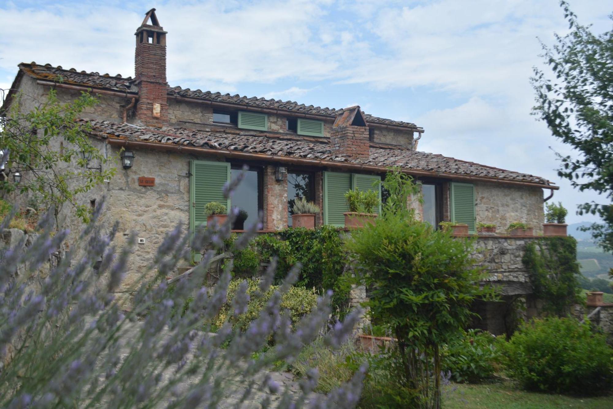Celle Di Lecchi Nel Chianti Villa San Sano Eksteriør bilde